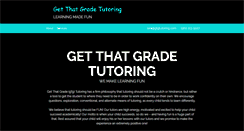 Desktop Screenshot of gtgtutoring.com