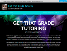 Tablet Screenshot of gtgtutoring.com